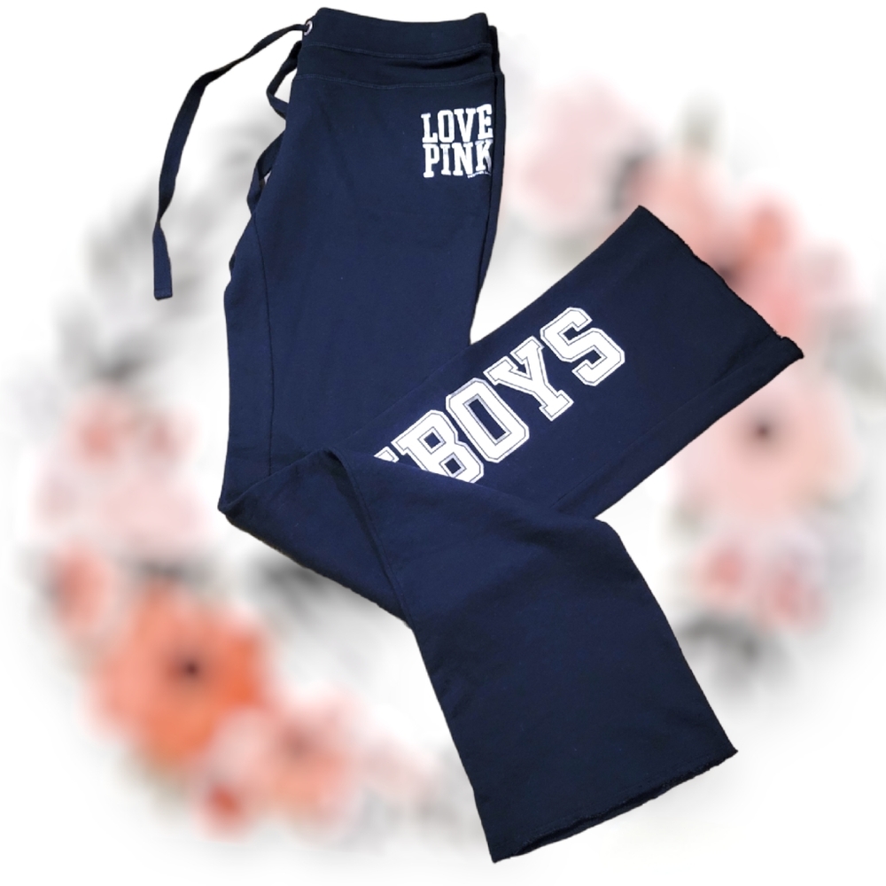 ✨️SOLD💕Pink Victoria's Secret Dallas Cowboys Sweat Pants size S - Picture 6 of 8